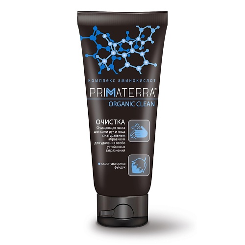 PRIMATERRA Паста для кожи с абразивом для удаления устойчивых загрязнений ORGANIC CLEAN 200.0 тонизирующий шампунь для волос и кожи головы mint clean shampoo