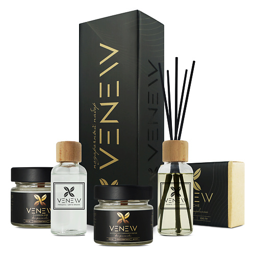 VENEW Подарочный набор для дома venew диффузор ароматизатор для дома парфюм ambre vanille 100