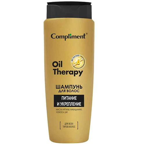 COMPLIMENT Шампунь для волос Oil Therapy Питание и укрепление 400.0 рябина шампунь для волос восстановление блеска и укрепление ural lab 410
