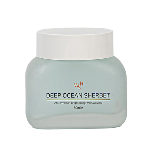 WSH WESELLHOPE Увлажняющий и охлаждающий крем-щербет с эффектом блеска кожи Deep Ocean Sherbet 50.0 lancome охлаждающий гель для кожи вокруг глаз energie de vie