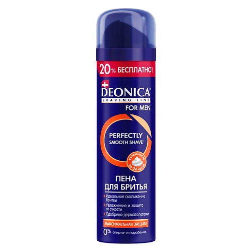DEONICA Пена для бритья Максимальная Защита 240.0 дезодорант deonica энергия витаминов для женщин спрей 200 мл