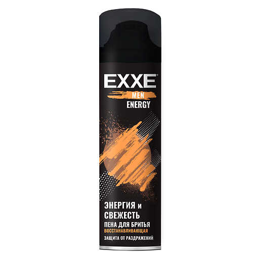 EXXE MEN Пена для бритья Восстанавливающая ENERGY 200.0 exxe men дезодорант аэрозоль energy 150 0