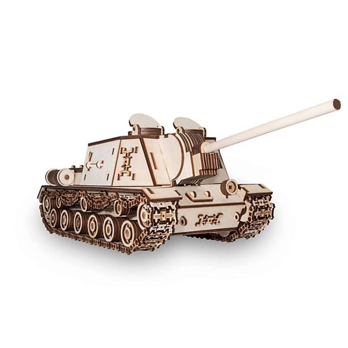 EWA ECO-WOOD-ART Деревянный конструктор 3D Танк ИСУ-152 1.0 тяжелый танк тигр полная иллюстрированная энциклопедия