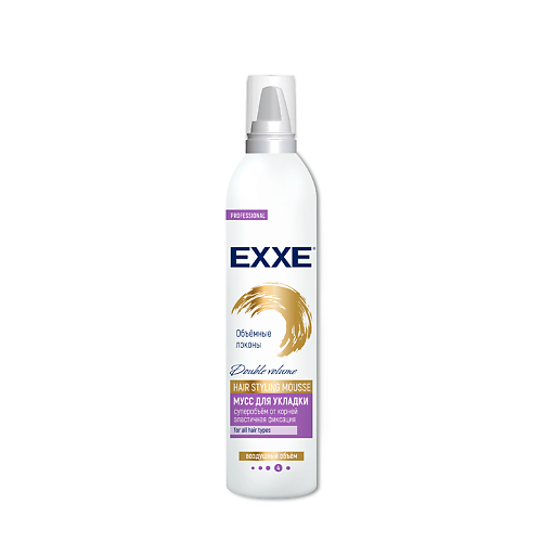EXXE Style Мусс для укладки волос «Объёмные локоны» 250.0 bioworld мусс объем для укладки волос эластичные локоны secret life 165