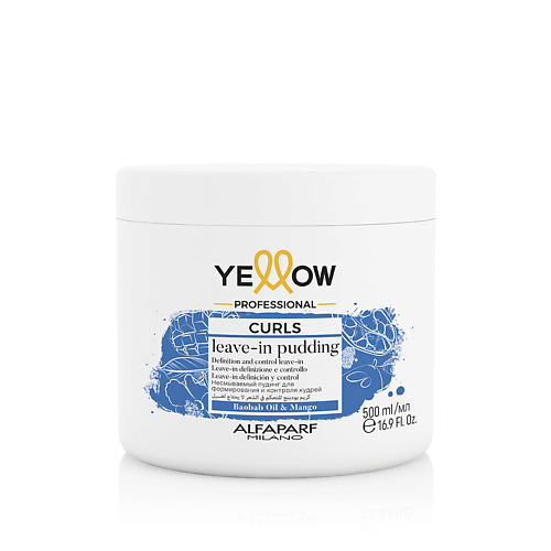 YELLOW Несмываемый пудинг (крем) для кудрявых и вьющихся волос 500.0 azagury yellow