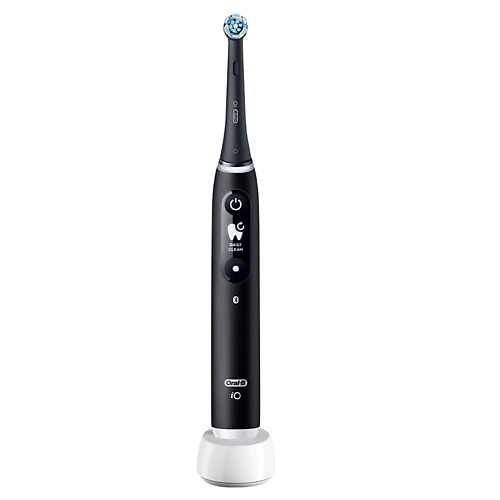 ORAL-B Электрическая зубная щетка iO 6 Black Lava зубная щетка oral b всесторонняя чистка