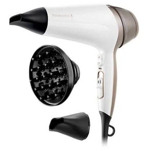 REMINGTON Фен для волос Thermacare Pro 2400 D5720, белый шкаф купе 3 х дверный max 2 555 2400×600×2300 мм зеркало серый шагрень