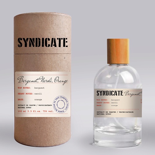 SYNDICATE Парфюмерная вода Bergamot, Neroli, Orange 100.0 bergamot