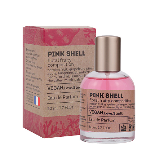 VEGAN.LOVE.STUDIO Парфюмерная вода женская Pink Shell 50.0 rubberized hard shell cover case for huawei p20 lite nova 3e pink
