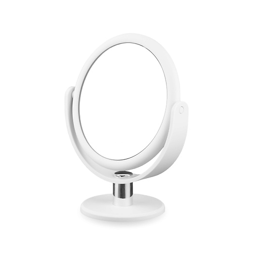 Зеркало GEZATONE Зеркало косметическое настольное для макияжа, двустороннее с10-ти кратным увеличением LM494