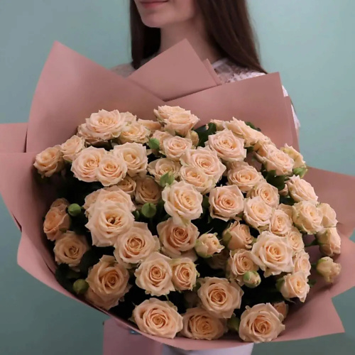 PINKBUKET Букет Sweet Prana - кремовые кустовые розы pinkbuket букет из 101 белой розы