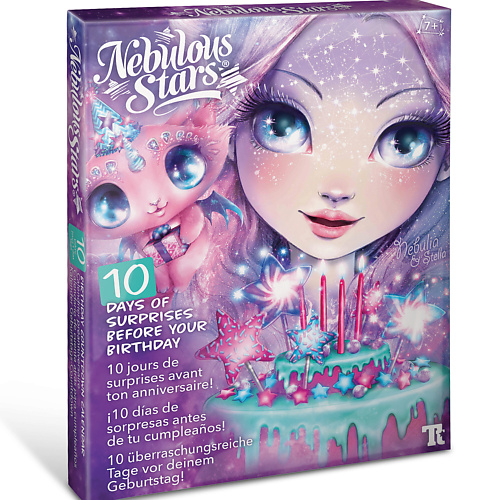 NEBULOUS STARS Серия Nebulia: Подар набор ко Дню рождения - календарь (10 подарков) в ожидании дня рождения календарь с наклейками