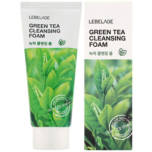LEBELAGE Пенка для умывания с экстрактом зеленого чая 100.0 средство для умывания dabur с экстрактом зеленого чая очищающее 150 мл