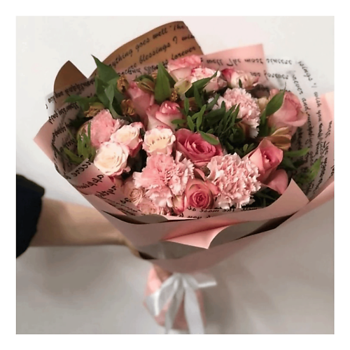 VORNIKOV BOUQUETS Букет с розами Прекрасной леди мягкая игрушка самой прекрасной розовый мишка