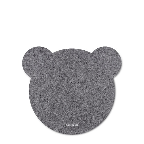 FLEXPOCKET Коврик из фетра для компьютерной мыши в форме медведя nd play коврик для мыши marvel мстители