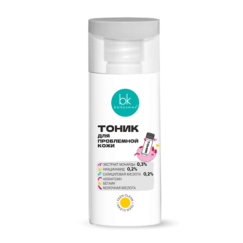 BELKOSMEX Тоник для проблемной кожи TEEN CLEAN 150.0 тонизирующий шампунь для волос и кожи головы mint clean shampoo