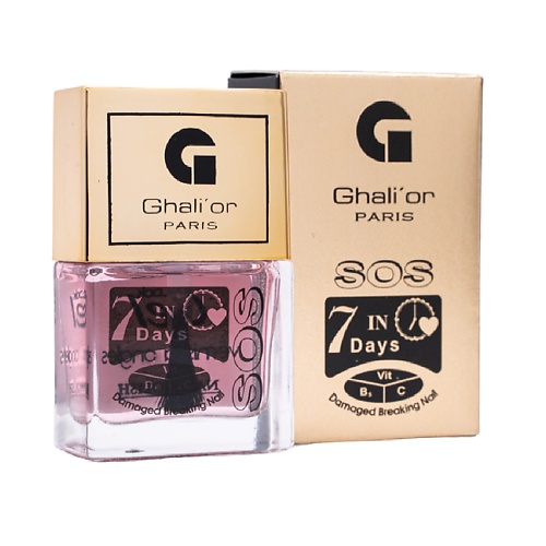 GHALI' OR Лак для ногтей с витамином В и С SOS Матовое бесцветное покрытие 11.0 kapous матовое защитное покрытие lagel 15