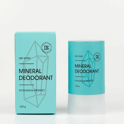 DRY STORY Минеральный дезодорант кристалл  для тела 120.0 дезодорант кристалл naturally fresh без отдушки 120 г
