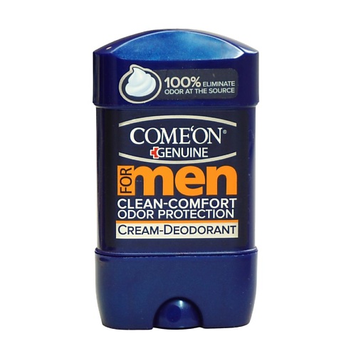 COME'ON Дезодорант-крем защита от запаха, чистота и комфорт 75.0 come on дезодорант спрей с пролонгированным эффектом защиты от потоотделения 125