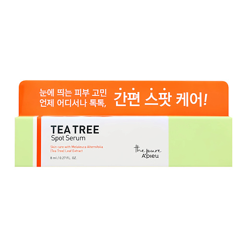 A'PIEU Точечное средство для лица TEA TREE успокаивающее средство успокаивающее для снятия макияжа purete thermale vichy виши 100мл