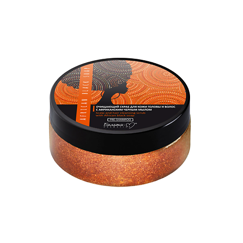 БЕЛИТА-М Скраб для кожи головы и волос Очищающий AFRICAN BLACK SOAP 200.0 белита м шампунь для глубокого очищения волос african   soap 250 0