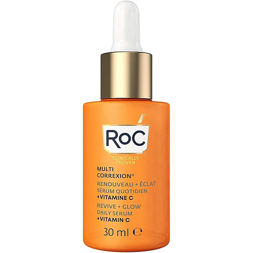 ROC Осветляющая сыворотка с витамином С для лица и области декольте  Multi Correxion Revive + Glow 30.0