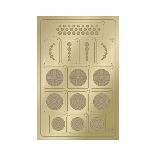 

AEROPUFFING Металлизированные наклейки Metallic Stickers №M05 Gold, Металлизированные наклейки Metallic Stickers №M05 Gold