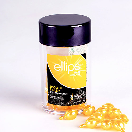 цена Масло для волос ELLIPS Hair Vitamin Smooth&Silky Масло для восстановления волос