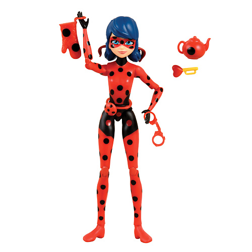 кукла супер кот miraculous ladybug мерцающий костюм 50195 кукла MIRACULOUS Мини-кукла супер шанс Леди Баг и Супер-кот