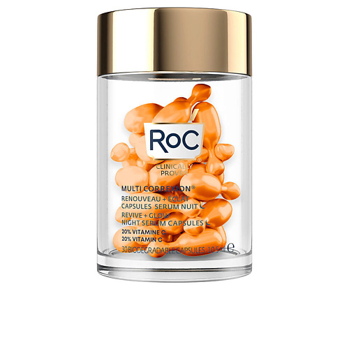 ROC Ночная сыворотка для лица с витамином С  Multi Correxion 30 капсул 10.5 ночная тень