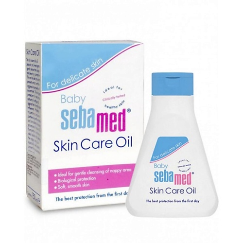 SEBAMED Детское очищающее масло Skin Care Oil для чувствительной кожи 150.0 name skin care сахарный скраб для губ sweet candy 15