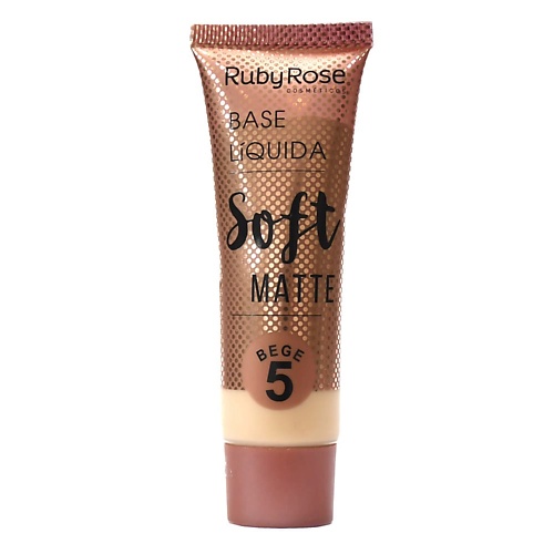 RUBY ROSE Тональный крем матирующая Soft Matte Nude блеск для губ придающий объем multiplex 3d lipgloss g0106 06 nude beige 6 мл