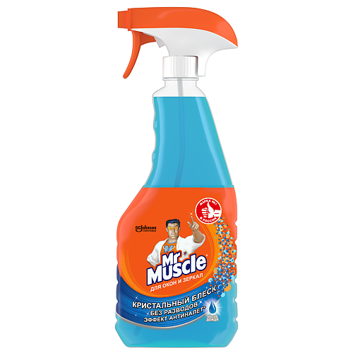 MR.MUSCLE Средство для стекол и поверхностей После дождя 500.0 joy средство для чистки кухонных поверхностей веритас 500