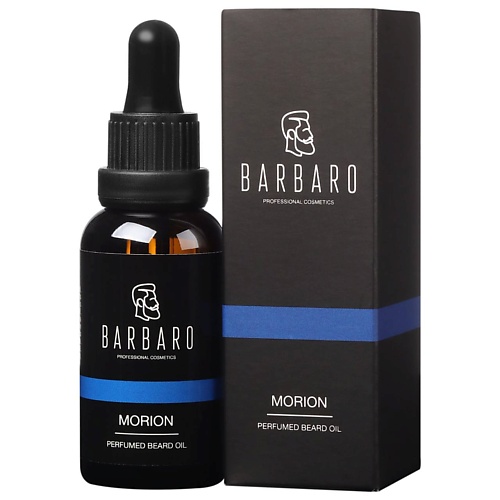 BARBARO Масло для бороды парфюмированное смягчающее MORION 30.0 the act парфюмированное массажное масло для тела 300