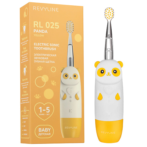 

REVYLINE Электрическая зубная щетка RL 025 Panda, Электрическая зубная щетка RL 025 Panda