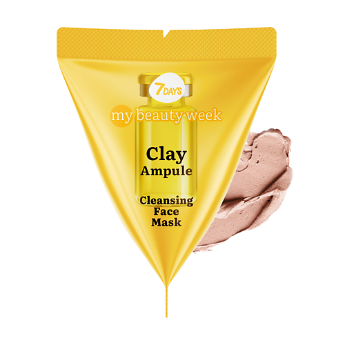 7DAYS Маска для лица очищающая CLAY MY BEAUTY WEEK 7.0 esmi skin minerals маска для лица очищающая и смягчающая soft skin refining charcoal clay mask