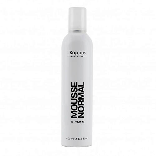 KAPOUS Мусс для укладки волос нормальной фиксации Mousse Normal 400.0 восстанавливающий мусс inimitable style treating mousse