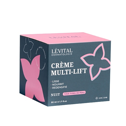 LEVITAL Крем для лица ночной увлажняющий пептидный Crème Multi-Lift 50.0 vitime мармеладные пастилки multi мультивитамины