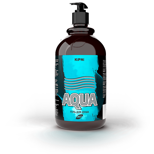 KIPNI Гель для душа (мужские ароматы) с дозатором AQUA 1000.0 missha гель скатка super aqua ultra hyalron пилинг с кислотами