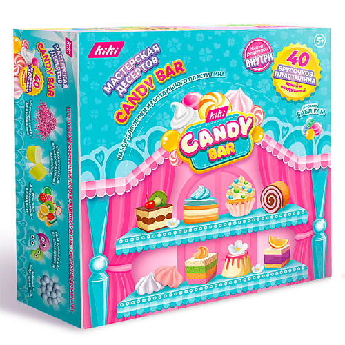 фото Kiki •наборы для творчества• воздушный пластилин "мастерская десертов candy bar"