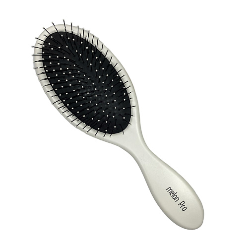 MELONPRO Щетка массажная для волос 11-рядная, овал 224*70 мм щетка для волос label paddle