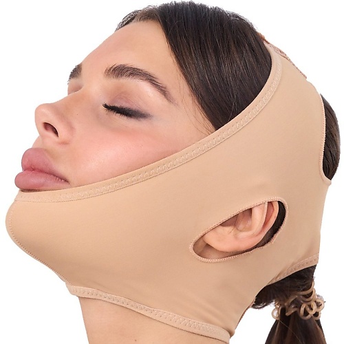 Маска для лица DREAMLIKE Маска бандаж для коррекции овала лица и шеи, компрессионная маска для подбородка цена и фото