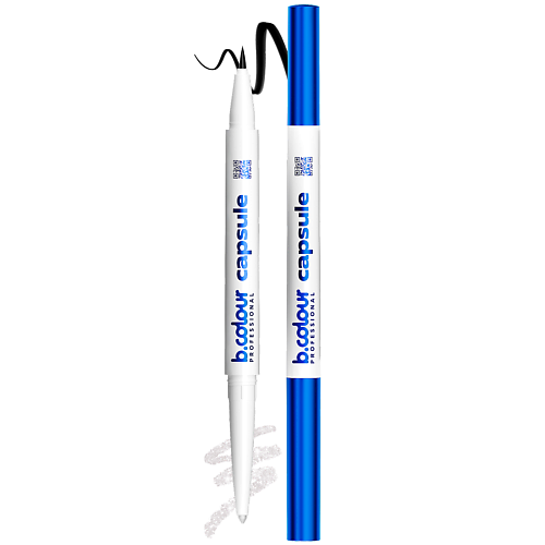 7DAYS Подводка и карандаш для глаз с шиммером 2в1 B.COLOUR PROFESSIONAL CAPSULE smart colour eyepencil карандаш для глаз насыщенного а