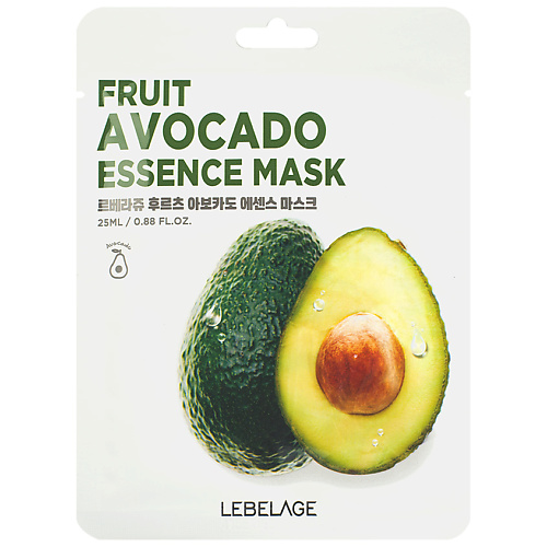 LEBELAGE Тканевая маска для лица с экстрактом авокадо 25.0 MPL308911 - фото 1