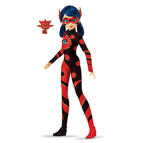 кукла супер кот miraculous ladybug мерцающий костюм 50195 кукла MIRACULOUS Кукла с аксессуарами Дракон Баг Леди баг и Супер кот