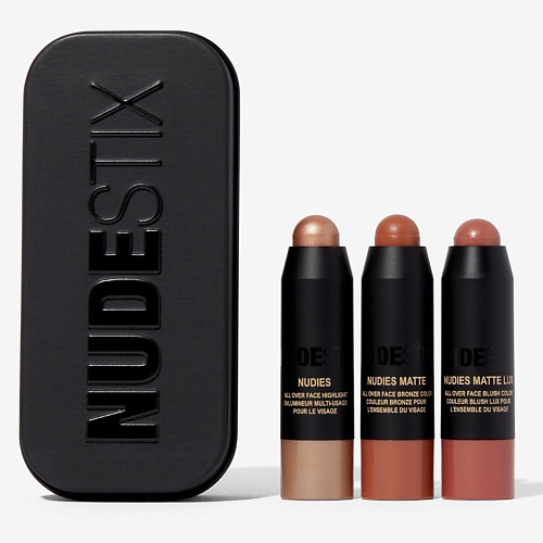 фото Nudestix набор для макияжа лица soft & warm nudes mini kit