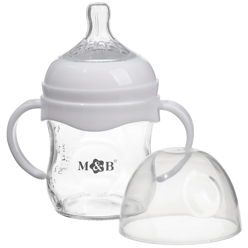 MUM&BABY Бутылочка для кормления стекло lubby бутылочка для кормления с соской молочной широким горлом с рождения