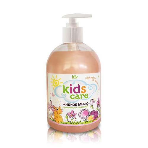 IRIS COSMETIC Мыло жидкое детское Kids Care с ромашкой и лавандой 500.0 lappino детское жидкое мыло для рук для новорождённых 0 200