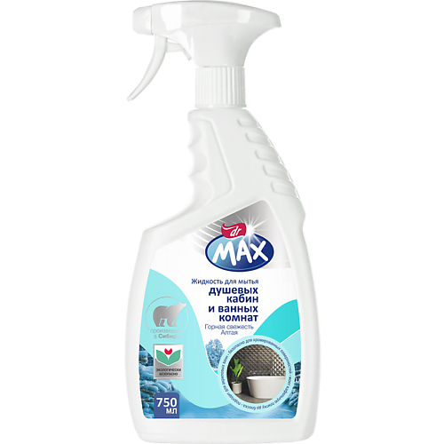 DR MAX Жидкость для мытья душевых кабин и ванных комнат 
