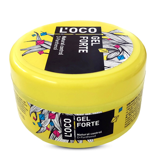 LOCO L`OCO Гель для волос с сильной фиксацией «Gel Hairstyling FORTE» 330.0 гель с сильной и подвижной фиксацией theo jelly creative hold